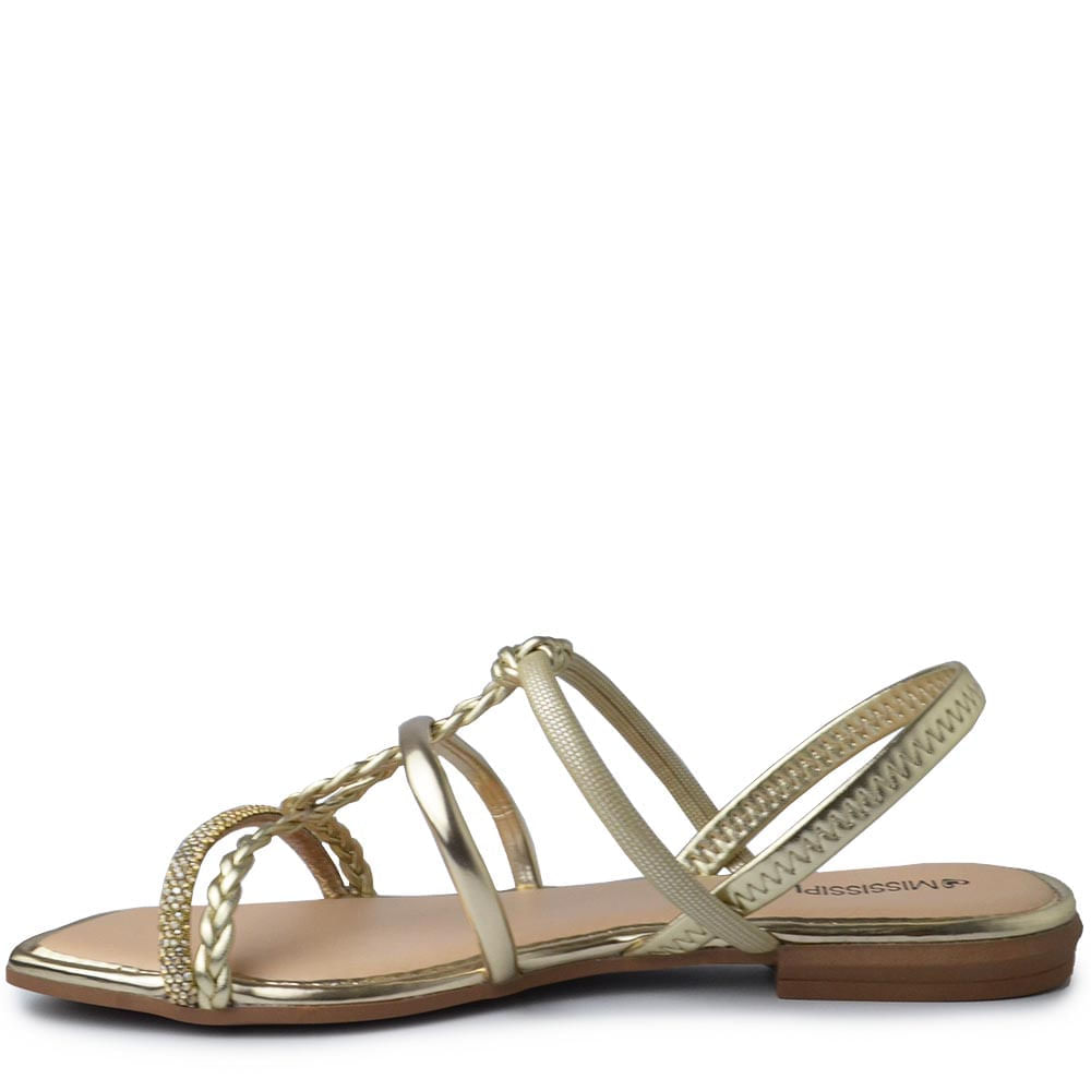 Sandália Rasteira Mississipi Feminina JO662 - Foto 3