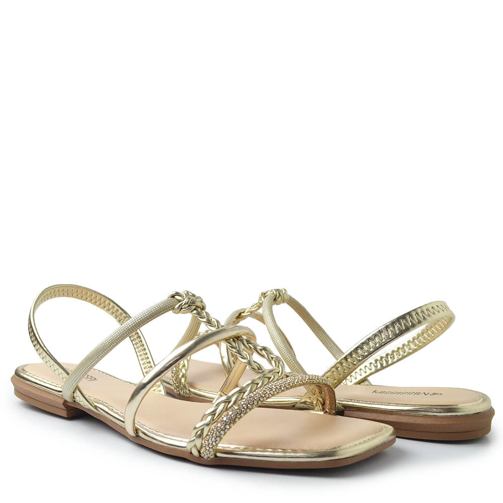 Sandália Rasteira Mississipi Feminina JO662 - Foto 6