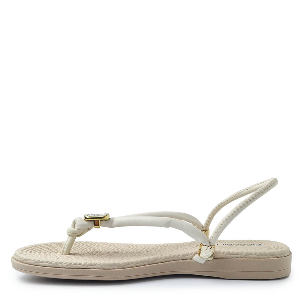 Sandália Rasteira Piccadilly Feminina 513039 - Foto 3