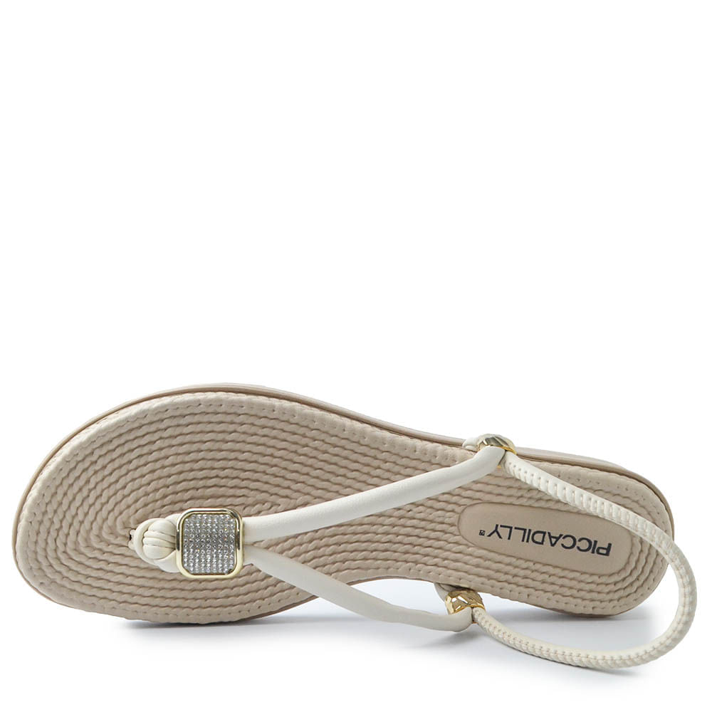 Sandália Rasteira Piccadilly Feminina 513039 - Foto 4