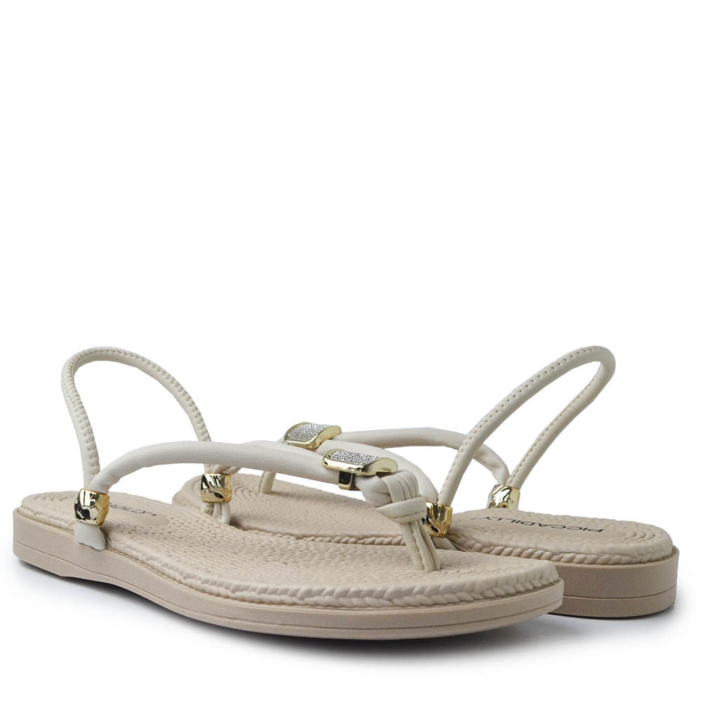 Sandália Rasteira Piccadilly Feminina 513039 - Foto 6