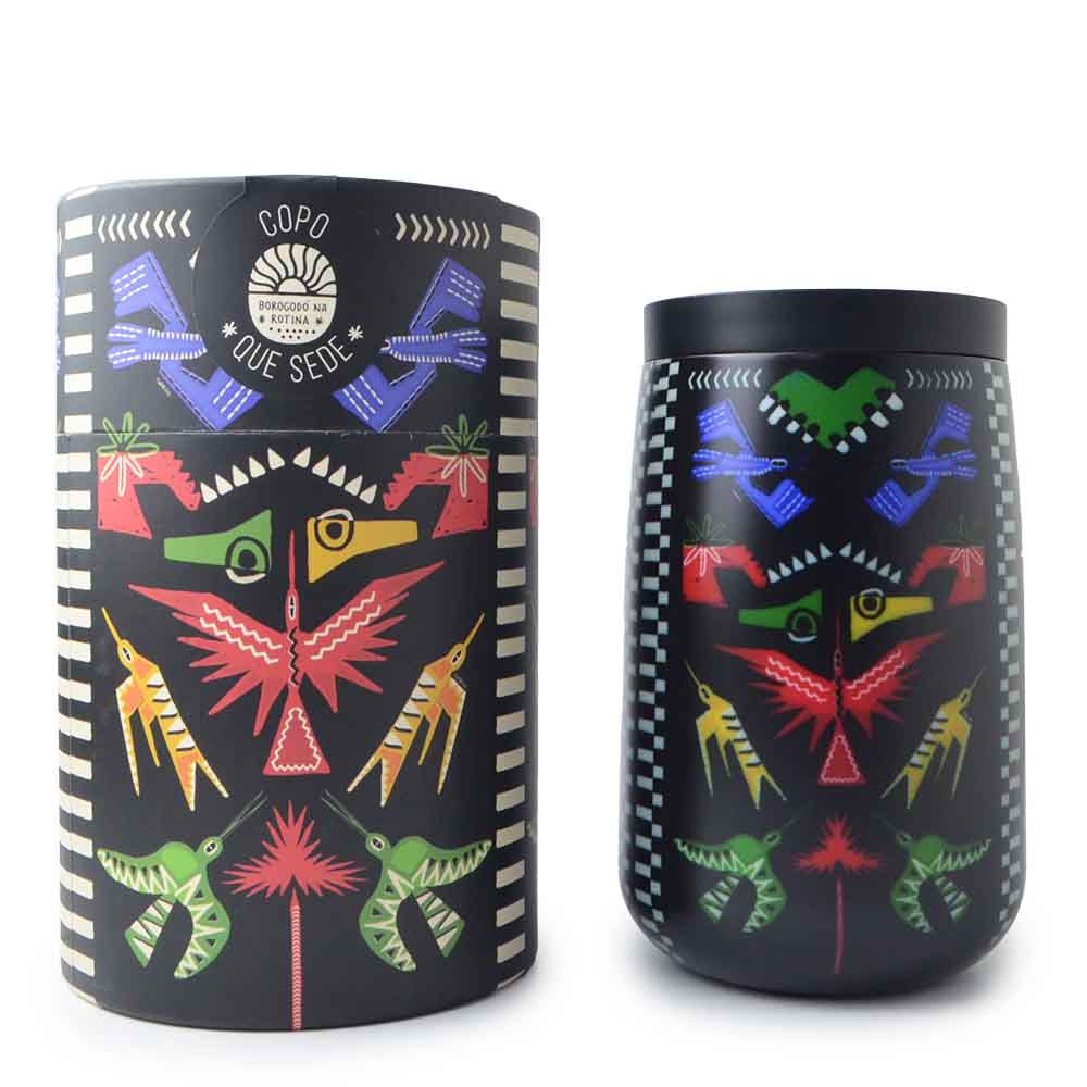 Copo Térmico Farm Beija Flor 450ml 78329853 - Foto 1