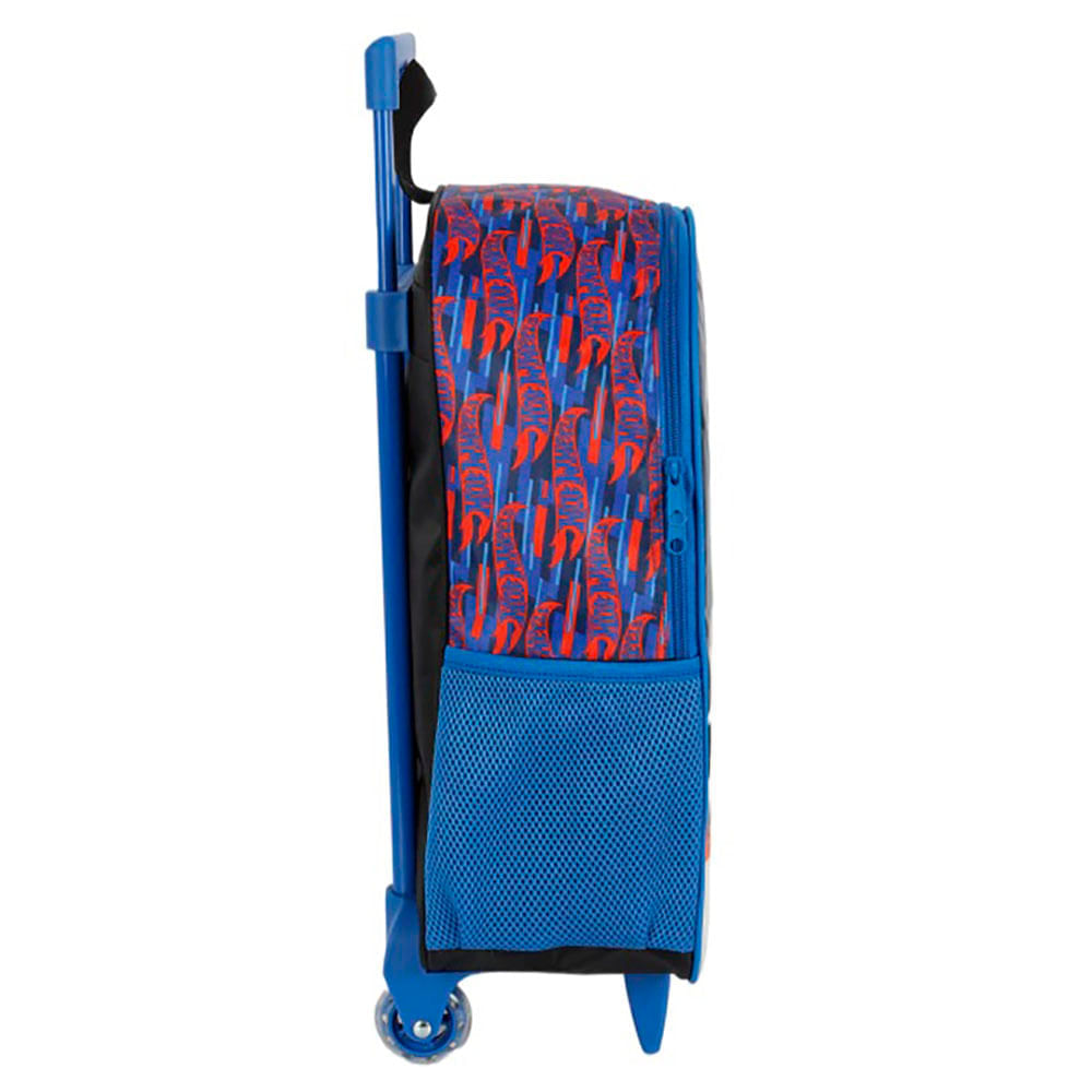 Mochila de rodinha Infantil Luxcel Masculina Hot weels IC41472HW - Foto 3