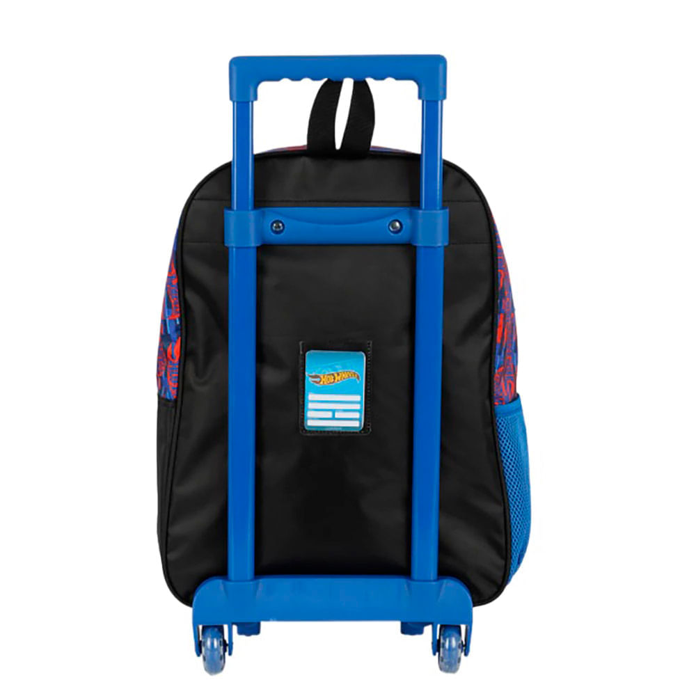 Mochila de rodinha Infantil Luxcel Masculina Hot weels IC41472HW - Foto 4