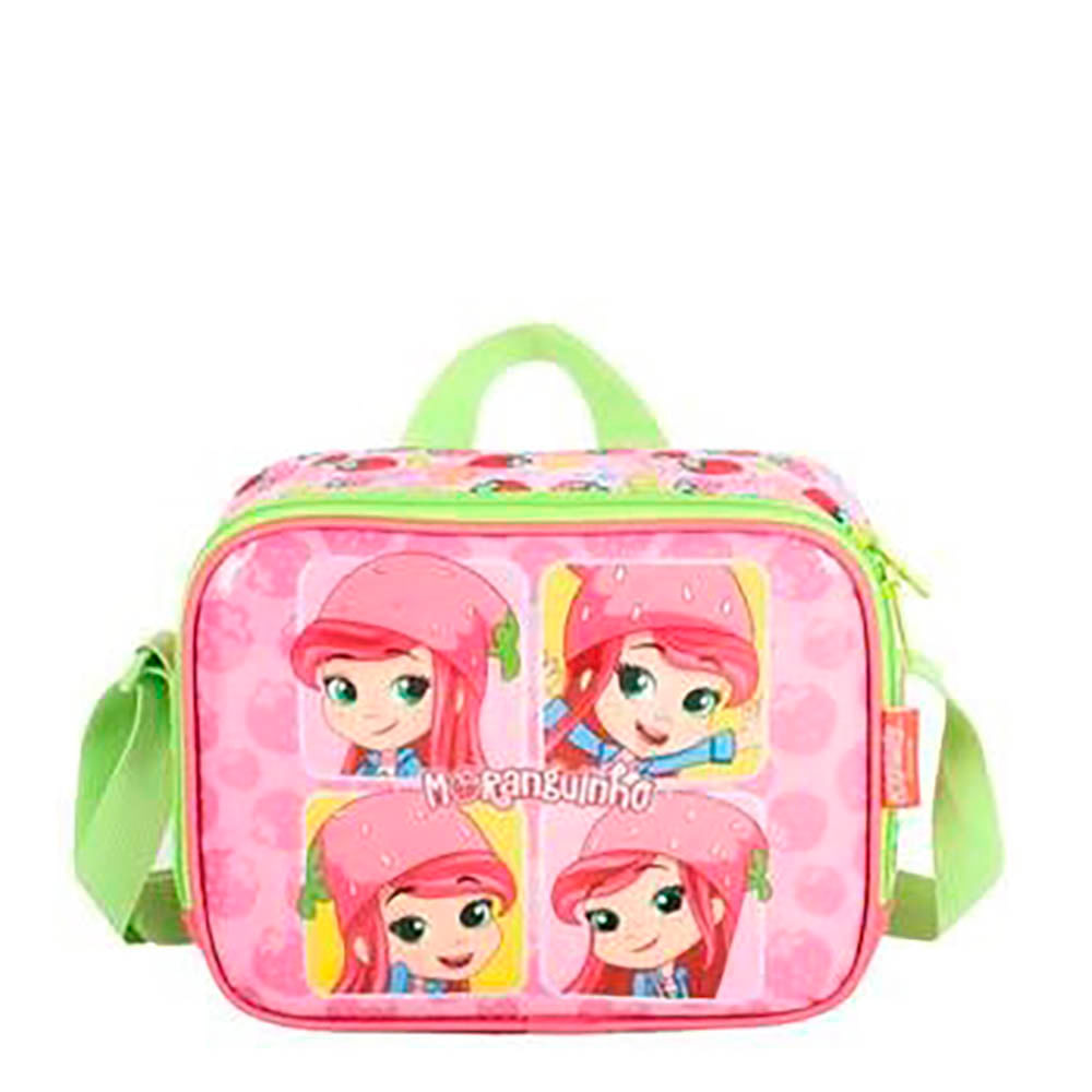Lancheira Infantil Luxcel Feminina Moranguinho LA41153MG - Foto 1