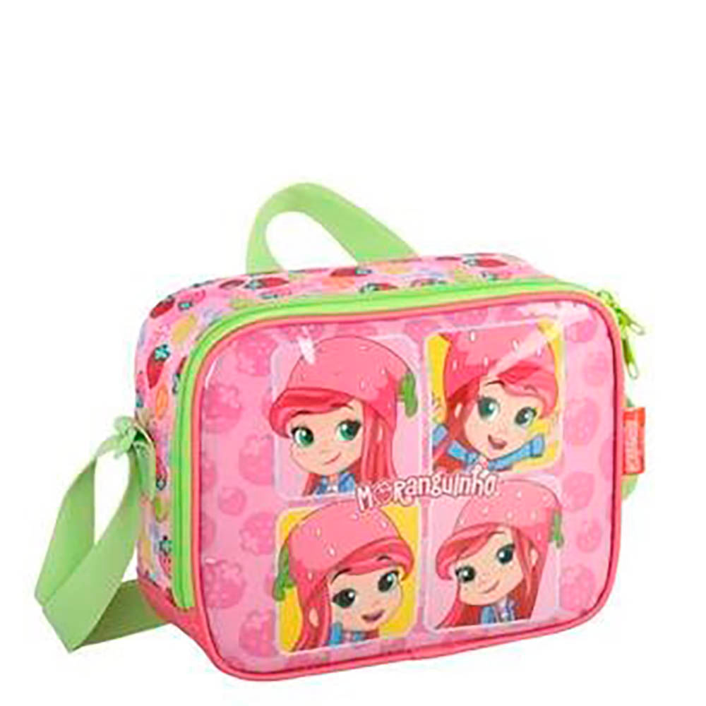 Lancheira Infantil Luxcel Feminina Moranguinho LA41153MG - Foto 2