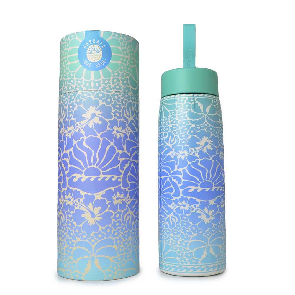 Garrafa Farm Sunset Yoga 750ml 78328274 - Foto 1
