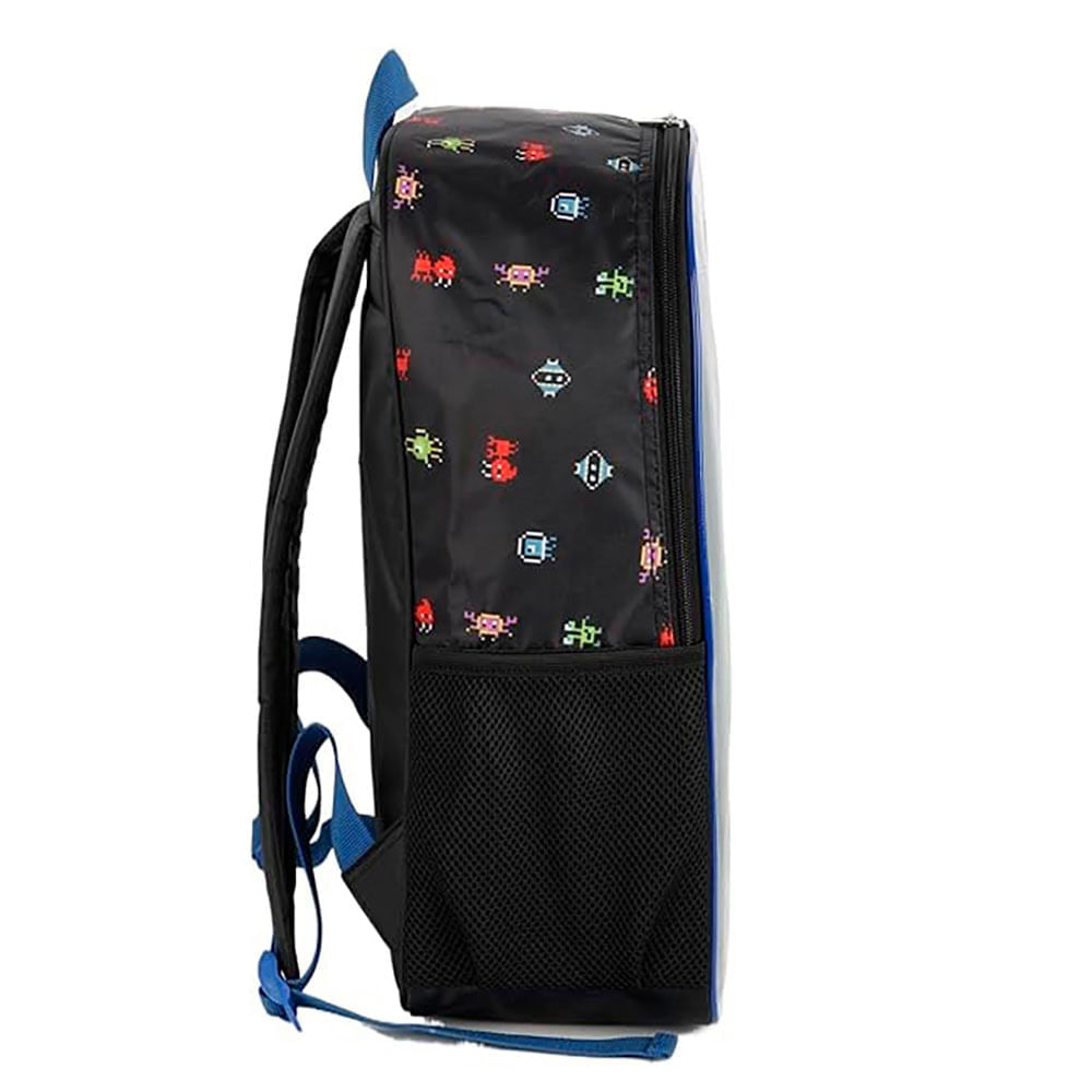 Mochila Infantil Luxcel Masculina Rex/Game IS41021UP - Foto 2