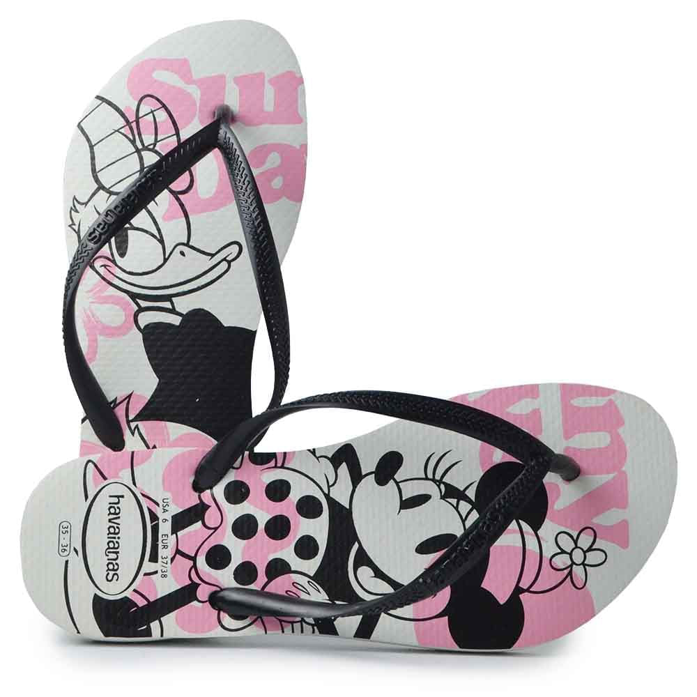 Chinelo Havaianas Feminino 24/25 Slim Disney - Foto 1
