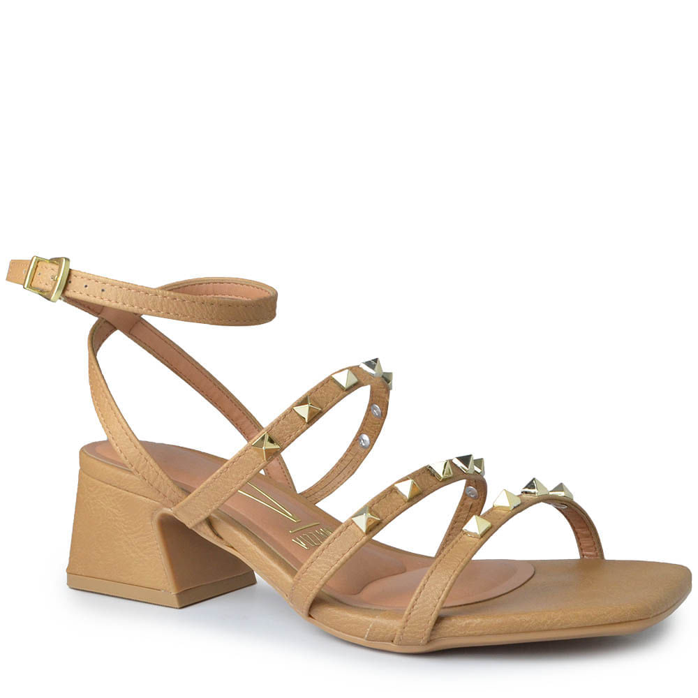 Sandália Salto Bloco Vizzano Feminina 6558.107 - Foto 2