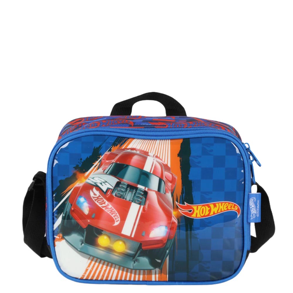 Lancheira Infantil Luxcel Masculina Hotwels LA41473HW - Foto 1