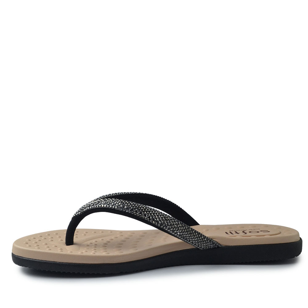 Sandália Rasteira Soft Li Feminina 10015.10064 - Foto 3