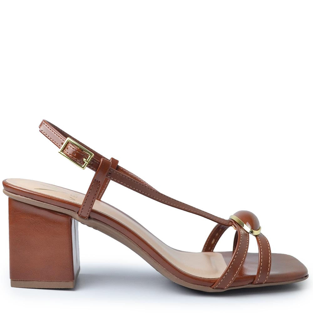 Sandália Salto Bloco Vero K Feminina 74261 - Foto 1