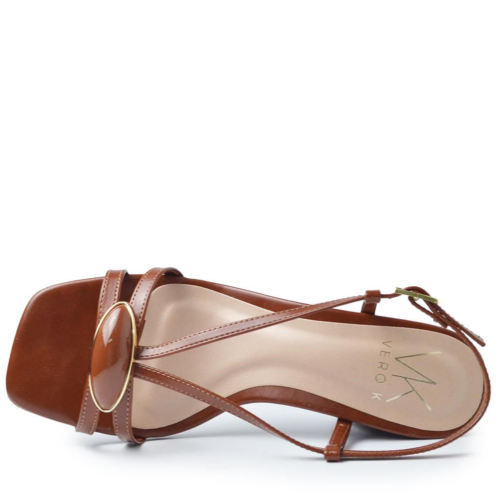 Sandália Salto Bloco Vero K Feminina 74261 - Foto 4