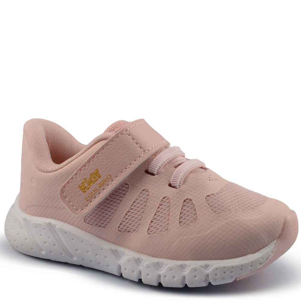 Tênis Infantil Kidy Feminino Equilibrio 446-1004 Rosa - Foto 2