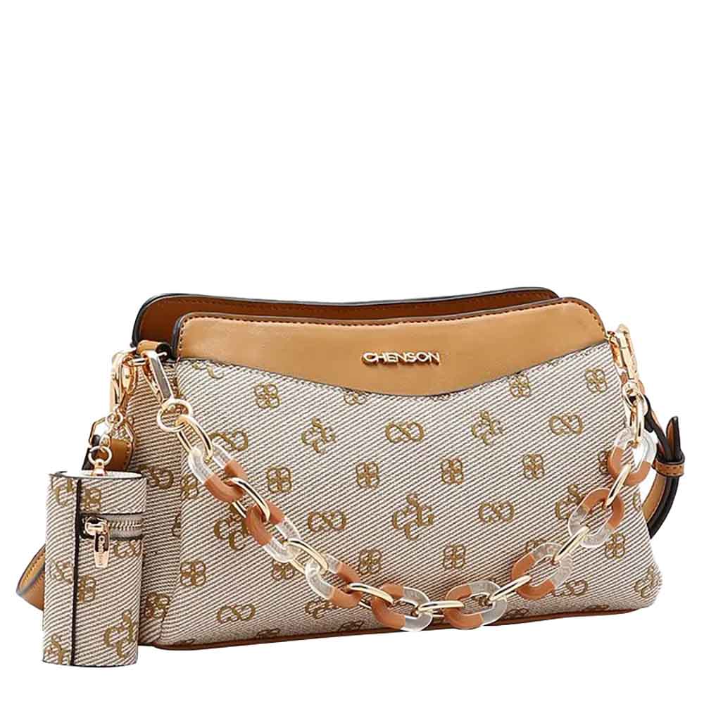 Bolsa Chenson Feminina Monograma Atemporal CG85416 - Foto 1