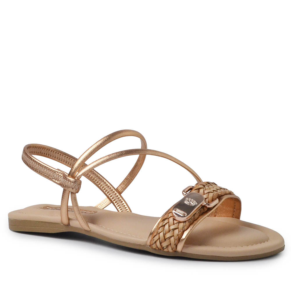 Sandália Rasteira Infantil Pink Cats Feminina V4871 - Foto 2