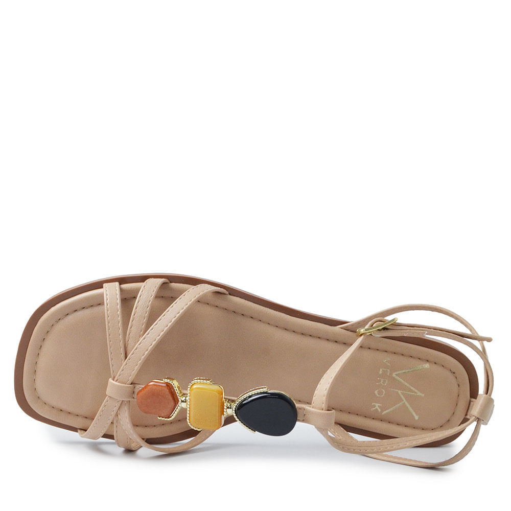 Sandália Rasteira Vero K Feminina 24003 - Foto 4