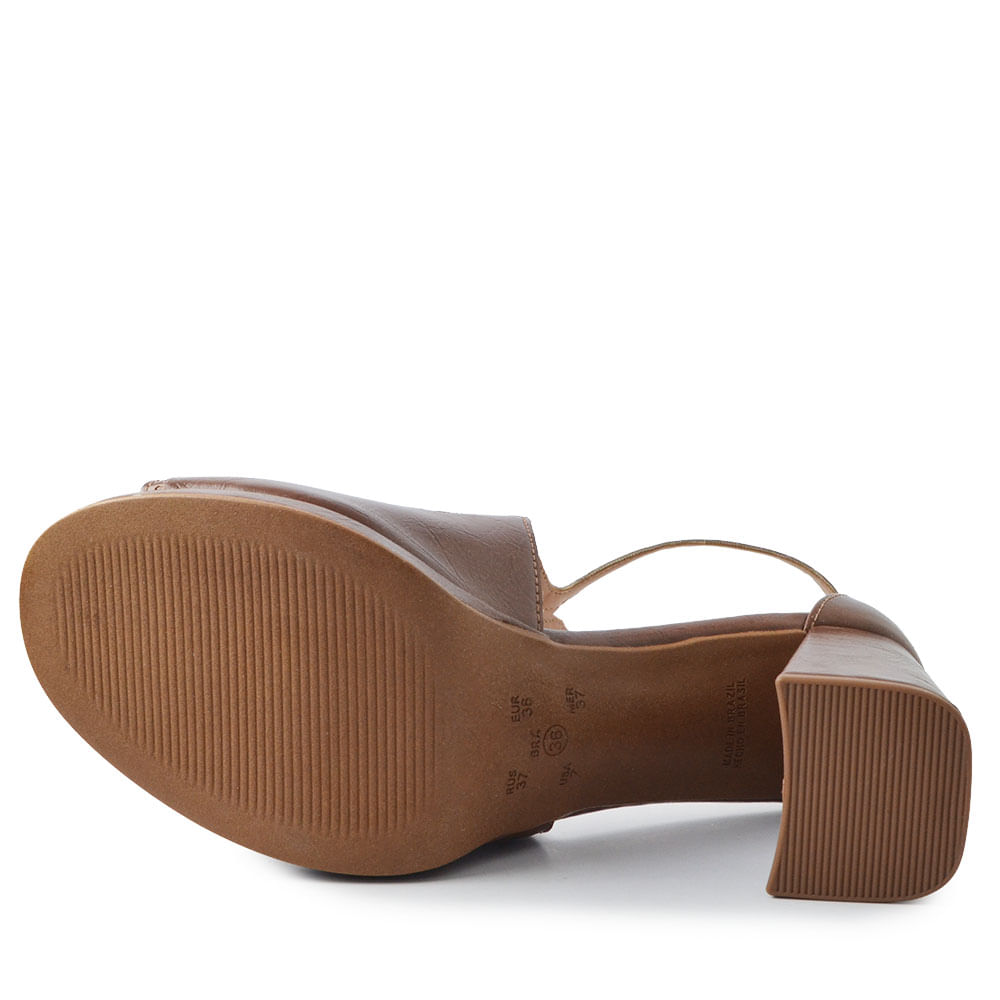 Sandália Salto Bloco Ramarim Feminina 2646103 - Foto 5