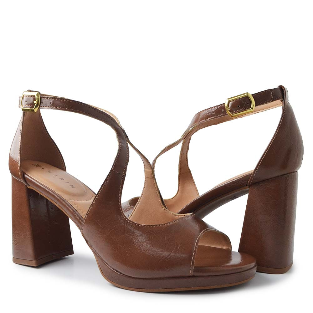 Sandália Salto Bloco Ramarim Feminina 2646103 - Foto 6