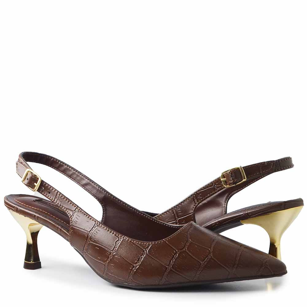 Scarpin Via Marte Feminino 155-032-03 - Foto 6