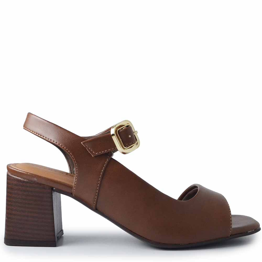 Sandália Salto Bloco Comfortflex Feminina 2638304 - Foto 1