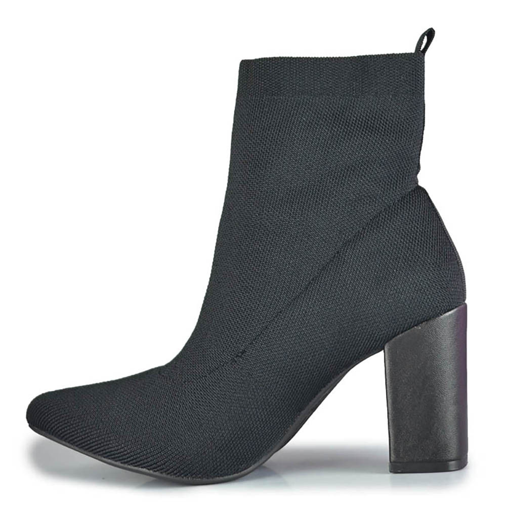 Bota Knit Via Marte Feminina 021-033-01 - Foto 3