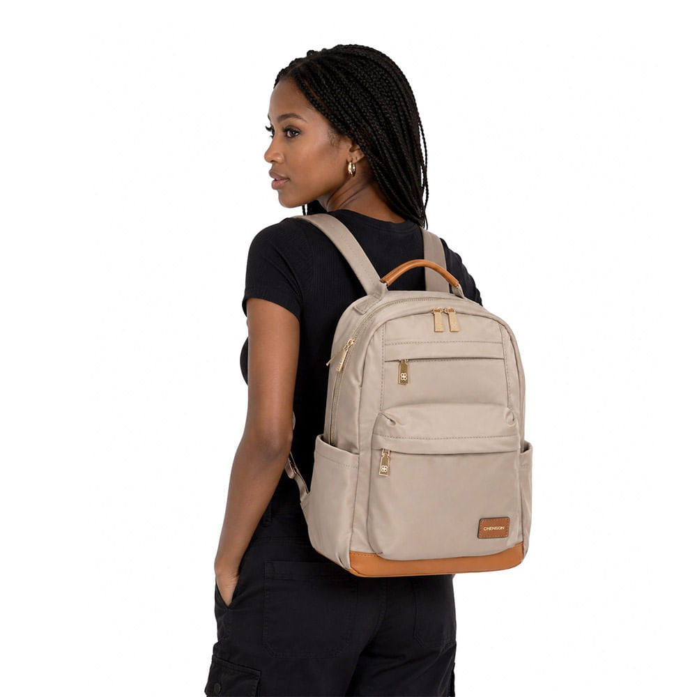 Mochila Chenson Feminina Twill Nylon CG85338 - Foto 2