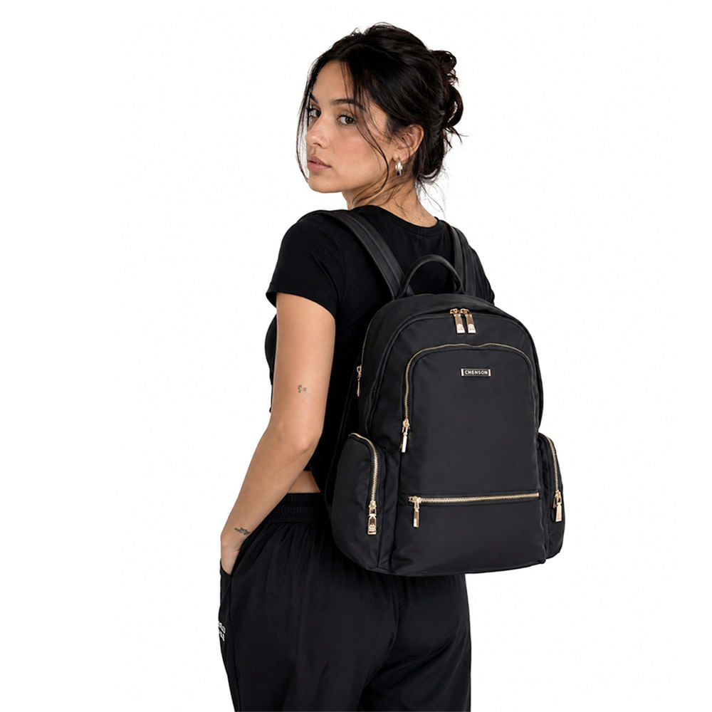 Mochila Chenson Feminina Twill Nylon CG84937 - Foto 2