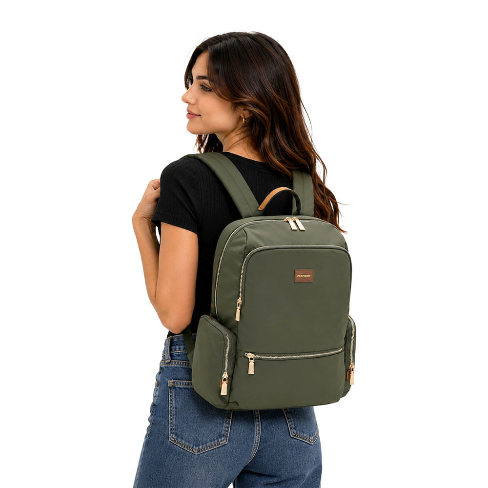 Mochila Chenson Feminina Twill Nylon CG85335 - Foto 2