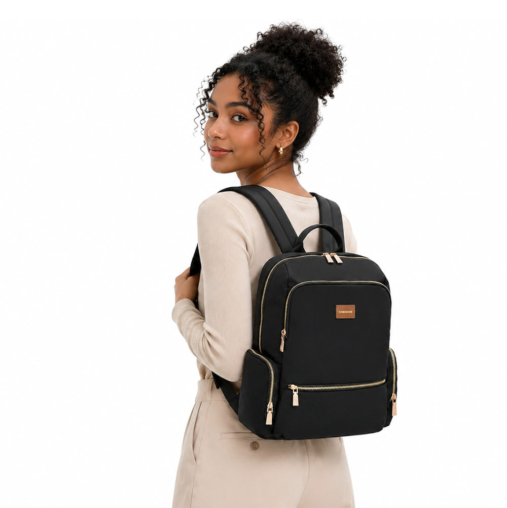 Mochila Chenson Feminina Twill Nylon CG85335 - Foto 2