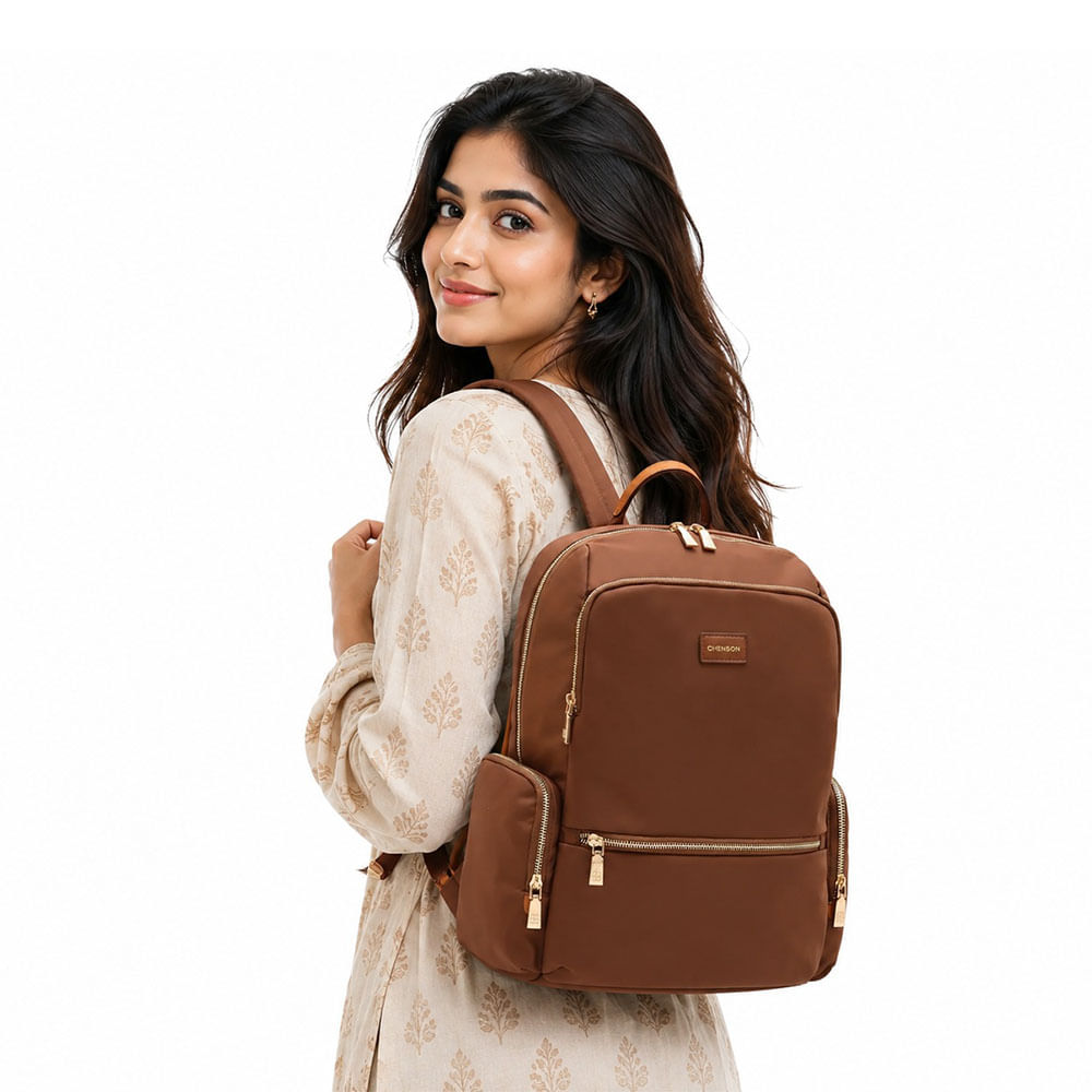 Mochila Chenson Feminina Twill Nylon CG85335 - Foto 2