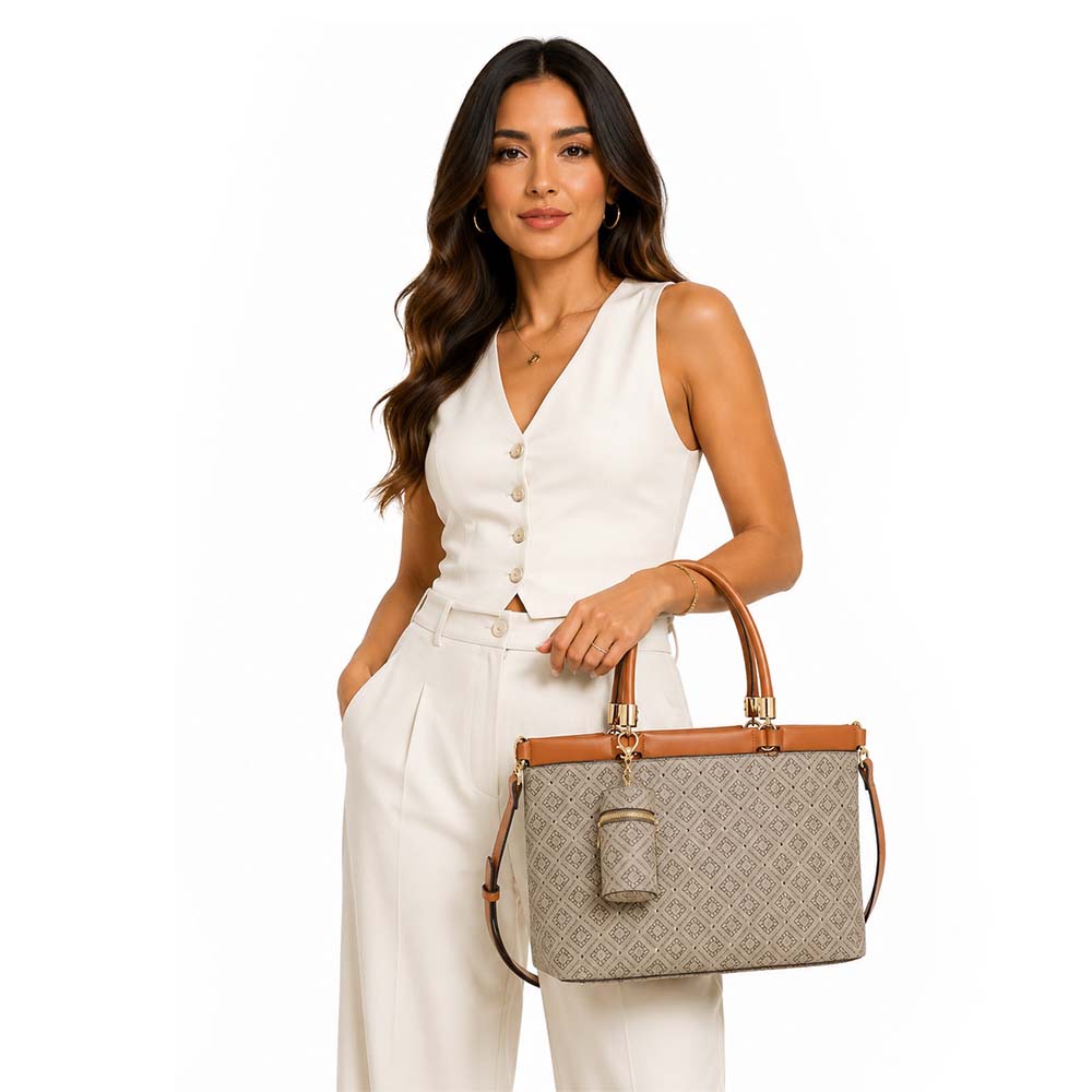 Bolsa Chenson Feminina Monograma Luxo CG85465 - Foto 2