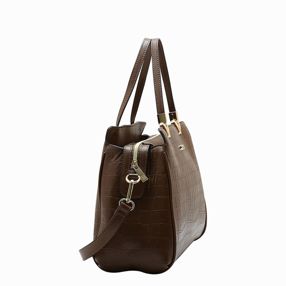 Bolsa Chenson Feminina Croco CG85958 - Foto 3