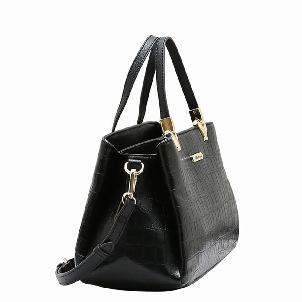 Bolsa Chenson Feminina Satchel Croco CG85959 - Foto 3